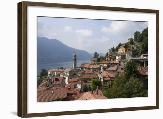 Village Overlooking Lake Garda, Italian Lakes, Lombardy, Italy, Europe-James Emmerson-Framed Photographic Print