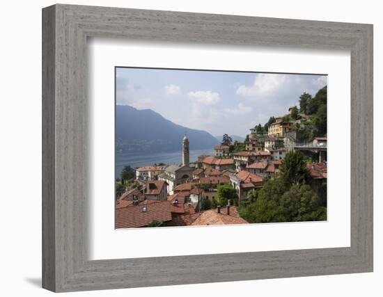 Village Overlooking Lake Garda, Italian Lakes, Lombardy, Italy, Europe-James Emmerson-Framed Photographic Print