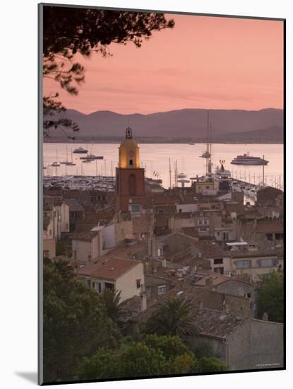 Village Overview, St.Tropez, Cote d'Azur, France-Doug Pearson-Mounted Photographic Print