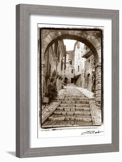 Village Passageway-Laura Denardo-Framed Art Print