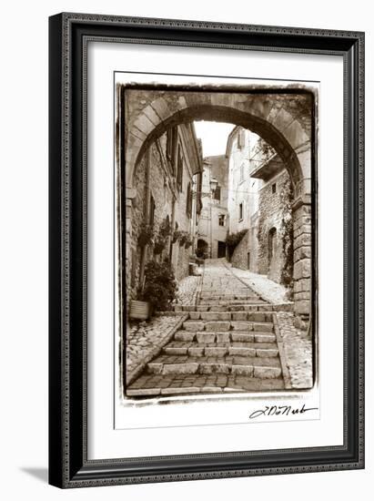 Village Passageway-Laura Denardo-Framed Art Print