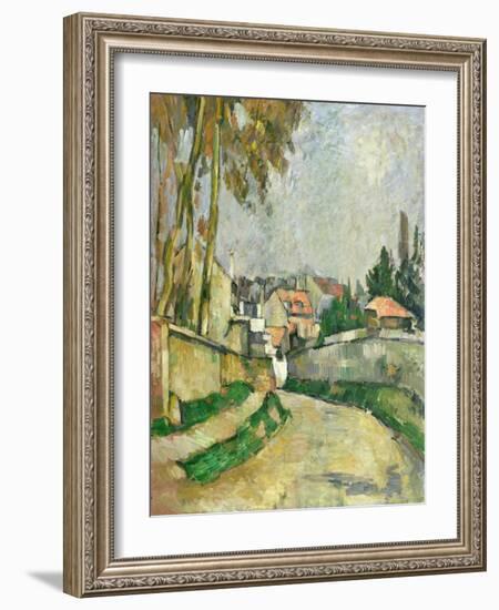 Village Road, 1879-82-Paul Cézanne-Framed Giclee Print