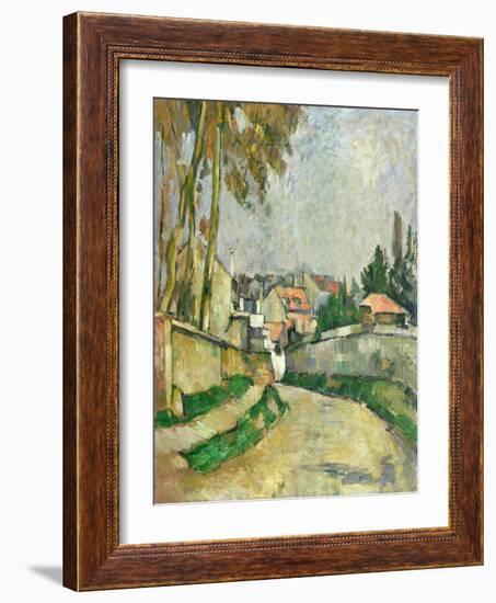 Village Road, 1879-82-Paul Cézanne-Framed Giclee Print