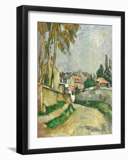Village Road, 1879-82-Paul Cézanne-Framed Giclee Print