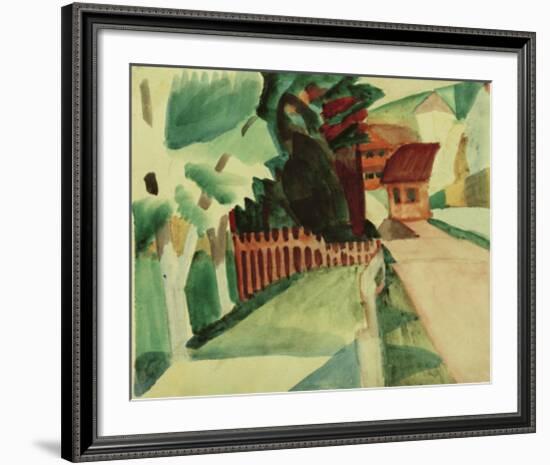 Village Road 1914-Auguste Macke-Framed Giclee Print