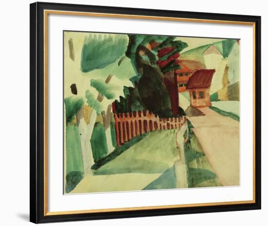 Village Road 1914-Auguste Macke-Framed Giclee Print