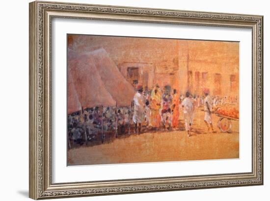 Village Scene, Jaipor-Lincoln Seligman-Framed Giclee Print