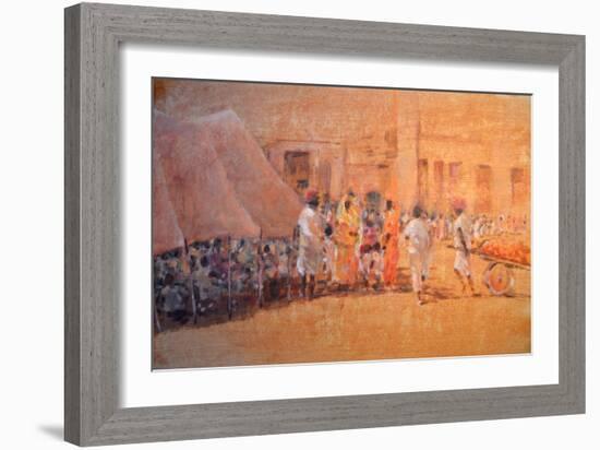 Village Scene, Jaipor-Lincoln Seligman-Framed Giclee Print