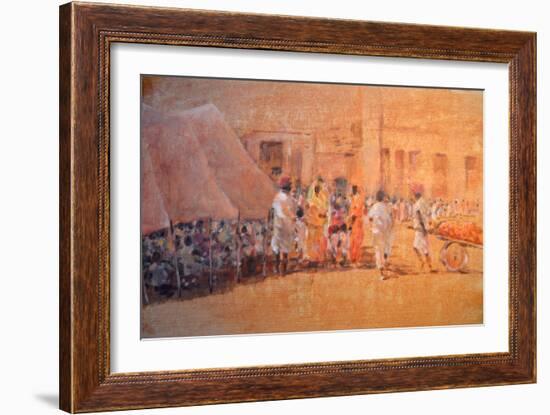 Village Scene, Jaipor-Lincoln Seligman-Framed Giclee Print