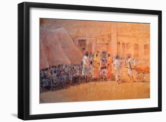 Village Scene, Jaipor-Lincoln Seligman-Framed Giclee Print