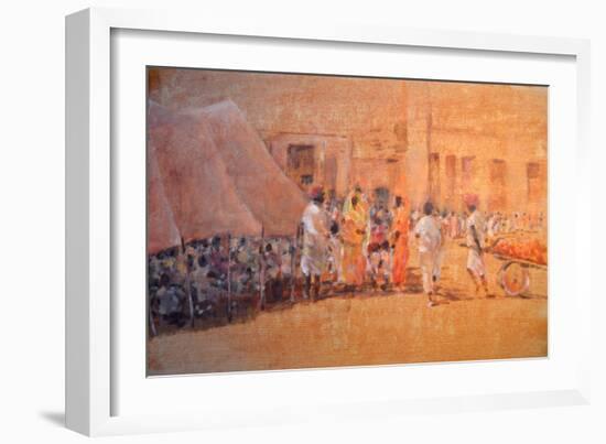 Village Scene, Jaipor-Lincoln Seligman-Framed Giclee Print