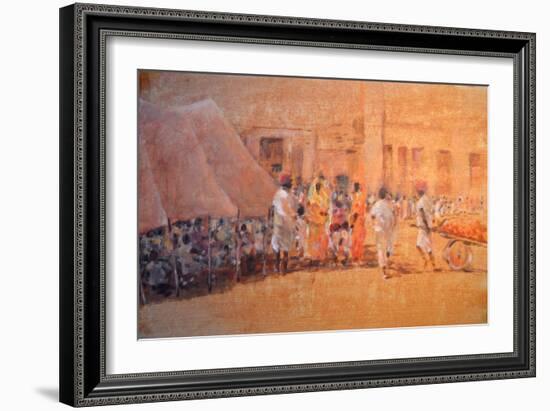 Village Scene, Jaipor-Lincoln Seligman-Framed Giclee Print