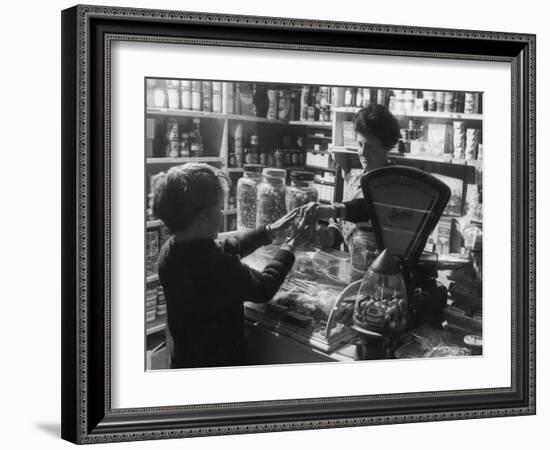 Village Shop 1960s-null-Framed Photographic Print