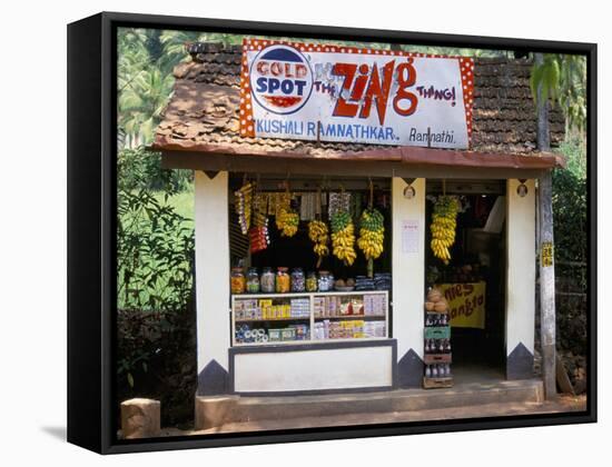 Village Shop, Hindu Ponda, Goa, India-Michael Short-Framed Premier Image Canvas