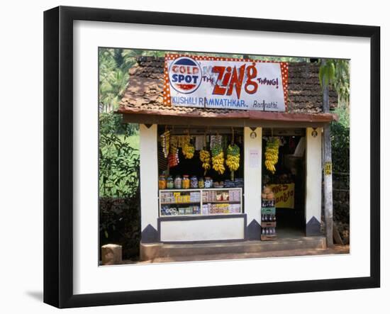 Village Shop, Hindu Ponda, Goa, India-Michael Short-Framed Photographic Print