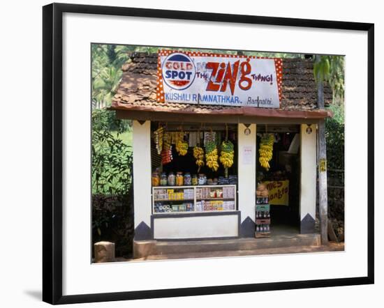 Village Shop, Hindu Ponda, Goa, India-Michael Short-Framed Photographic Print