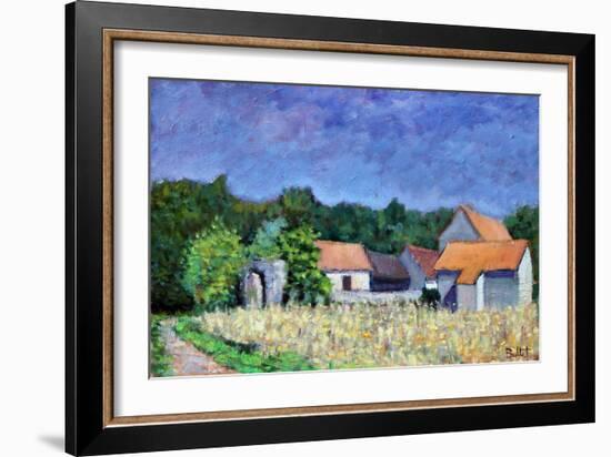 Village sous le Soleil, 2003-Michel Bultet-Framed Giclee Print