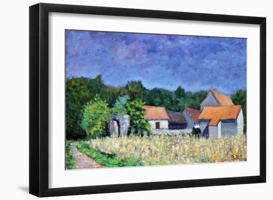 Village sous le Soleil, 2003-Michel Bultet-Framed Giclee Print