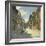 Village Street in Normandy (Rue De La Bavolle, Honfleur), about 1867-Claude Monet-Framed Giclee Print