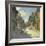 Village Street in Normandy (Rue De La Bavolle, Honfleur), about 1867-Claude Monet-Framed Giclee Print