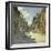 Village Street in Normandy (Rue De La Bavolle, Honfleur), about 1867-Claude Monet-Framed Giclee Print