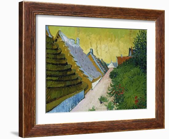 Village Street in Saintes-Maries, 1888-Vincent van Gogh-Framed Giclee Print