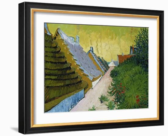 Village Street in Saintes-Maries, 1888-Vincent van Gogh-Framed Giclee Print