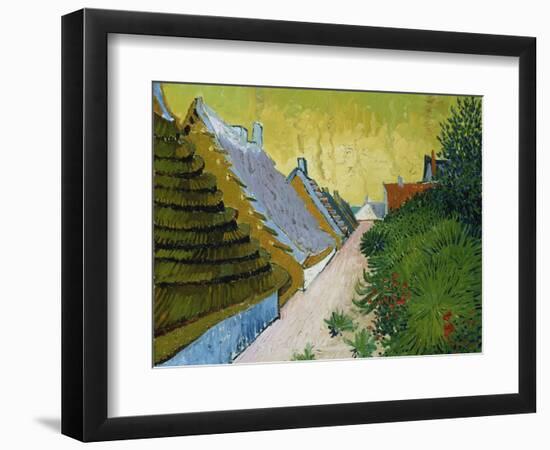 Village Street in Saintes-Maries, 1888-Vincent van Gogh-Framed Giclee Print