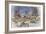 Village Street in the Snow-Stanley Cooke-Framed Giclee Print