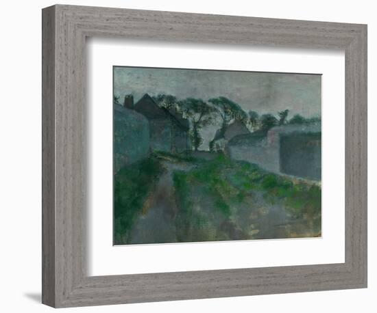 Village Street, Saint Valery-Sur-Somme, 1896-1898-Edgar Degas-Framed Giclee Print