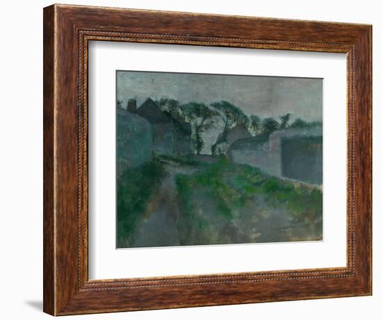 Village Street, Saint Valery-Sur-Somme, 1896-1898-Edgar Degas-Framed Giclee Print