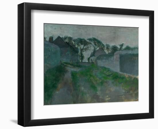 Village Street, Saint Valery-Sur-Somme, 1896-1898-Edgar Degas-Framed Giclee Print