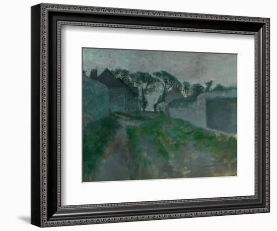 Village Street, Saint Valery-Sur-Somme, 1896-1898-Edgar Degas-Framed Giclee Print