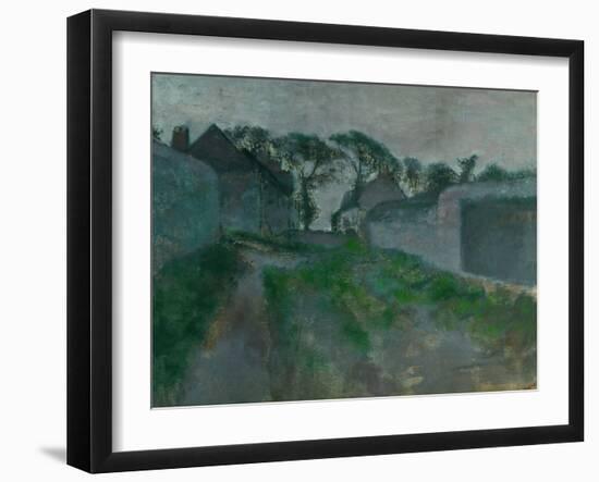 Village Street, Saint Valery-Sur-Somme, 1896-1898-Edgar Degas-Framed Giclee Print