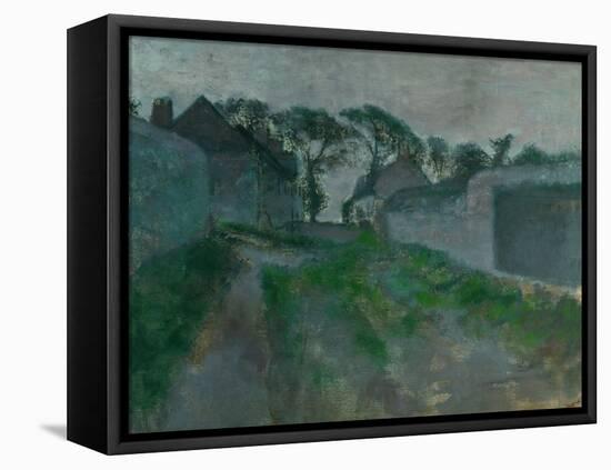 Village Street, Saint Valery-Sur-Somme, 1896-1898-Edgar Degas-Framed Premier Image Canvas