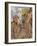 Village Street Scene-Alfred Sisley-Framed Giclee Print