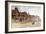 Village Street with Tudor Houses, C1864-1930-Anna Lea Merritt-Framed Giclee Print