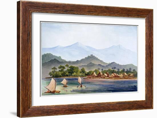 Village, Sumatra, Indonesia, 1906-Ernst Heinrich Philipp August Haeckel-Framed Giclee Print