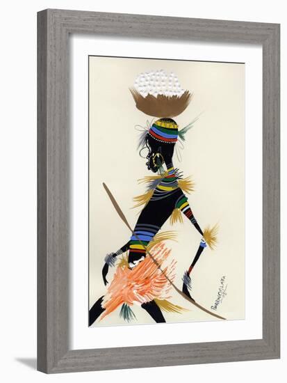 Village Treck 1, 2008-Oglafa Ebitari Perrin-Framed Giclee Print