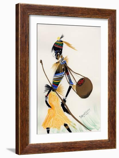 Village Treck 2, 2008-Oglafa Ebitari Perrin-Framed Giclee Print