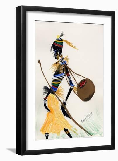 Village Treck 2, 2008-Oglafa Ebitari Perrin-Framed Giclee Print