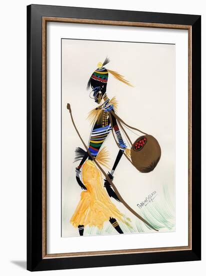 Village Treck 2, 2008-Oglafa Ebitari Perrin-Framed Giclee Print