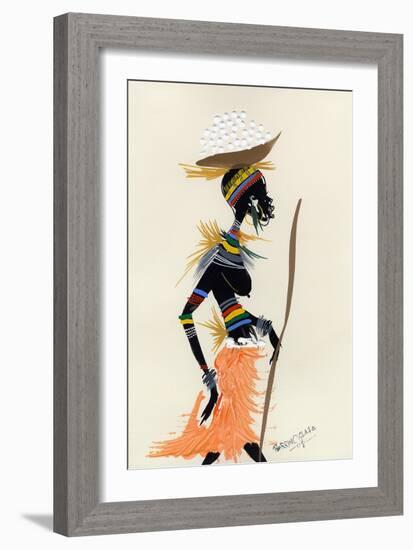 Village Treck 3, 2008-Oglafa Ebitari Perrin-Framed Giclee Print