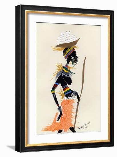 Village Treck 3, 2008-Oglafa Ebitari Perrin-Framed Giclee Print