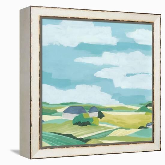 Village Valley I-June Vess-Framed Stretched Canvas