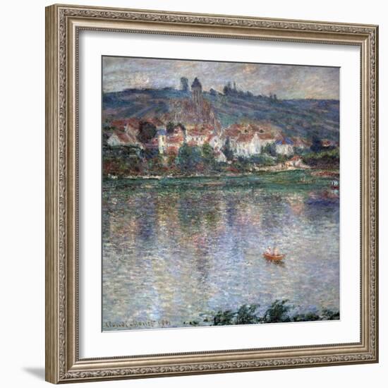 Village Vétheuil, 1901-Claude Monet-Framed Giclee Print