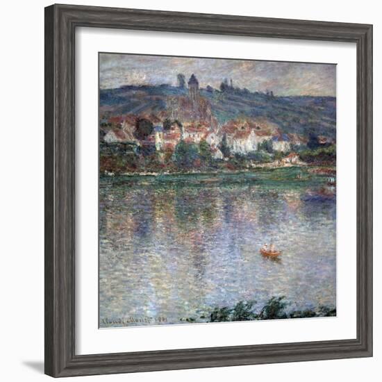 Village Vétheuil, 1901-Claude Monet-Framed Giclee Print