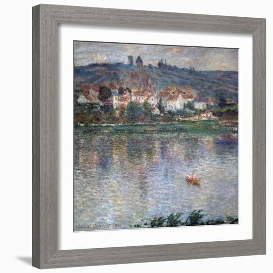 Village Vétheuil, 1901-Claude Monet-Framed Giclee Print