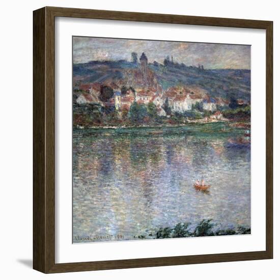 Village Vétheuil, 1901-Claude Monet-Framed Giclee Print