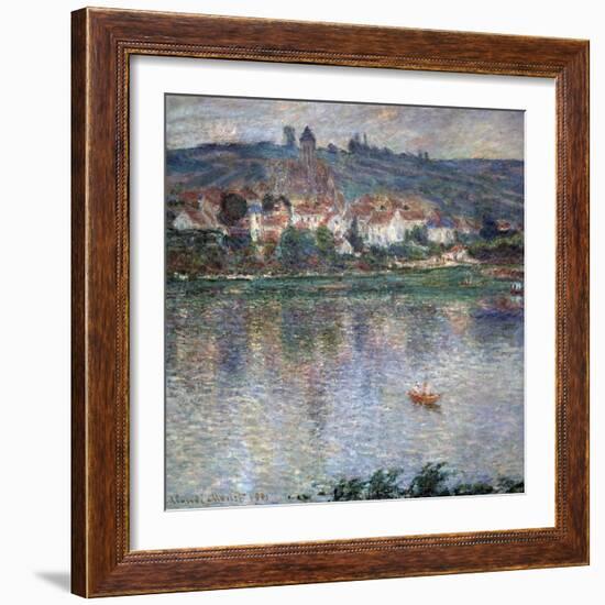 Village Vétheuil, 1901-Claude Monet-Framed Giclee Print